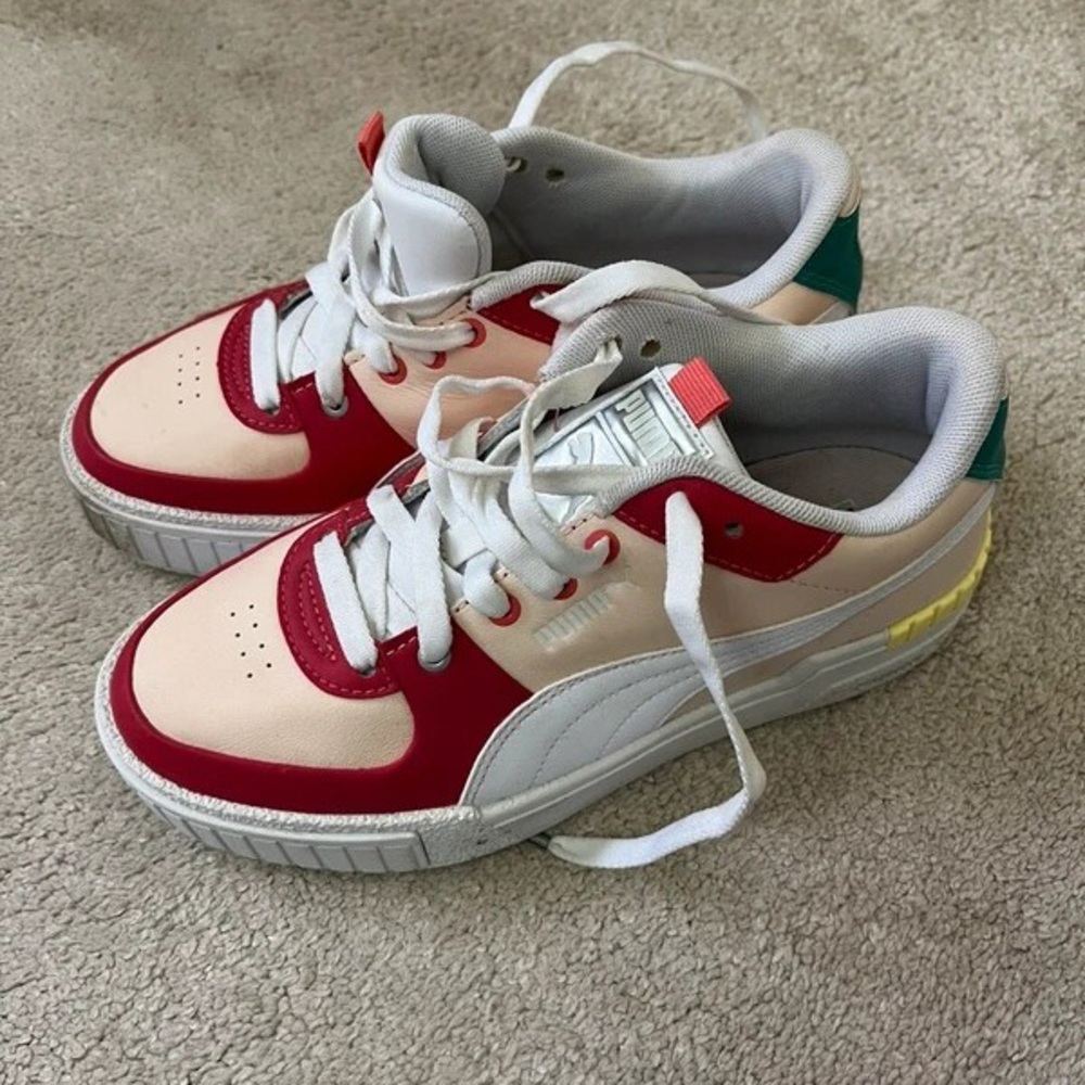 Primark Red and Cream Sneakers